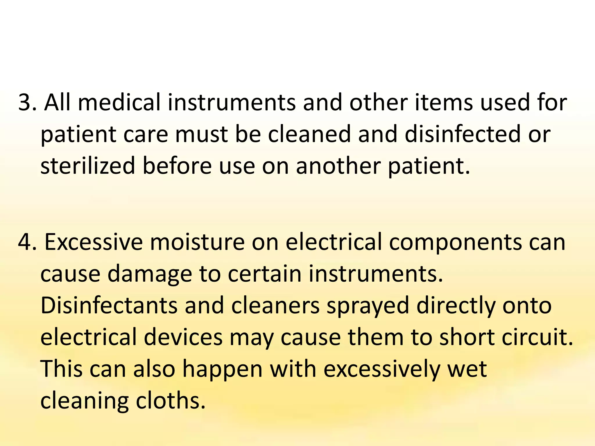 Care of equipments used in patient care | PPTX