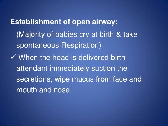 essential care of newborn