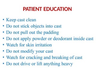 Care of Patient with Cast.pptx for nurses | PPTX