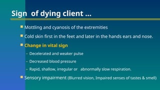 Mottled Sign care of terminally.pptfdosaviodisavdnsavld | PPT
