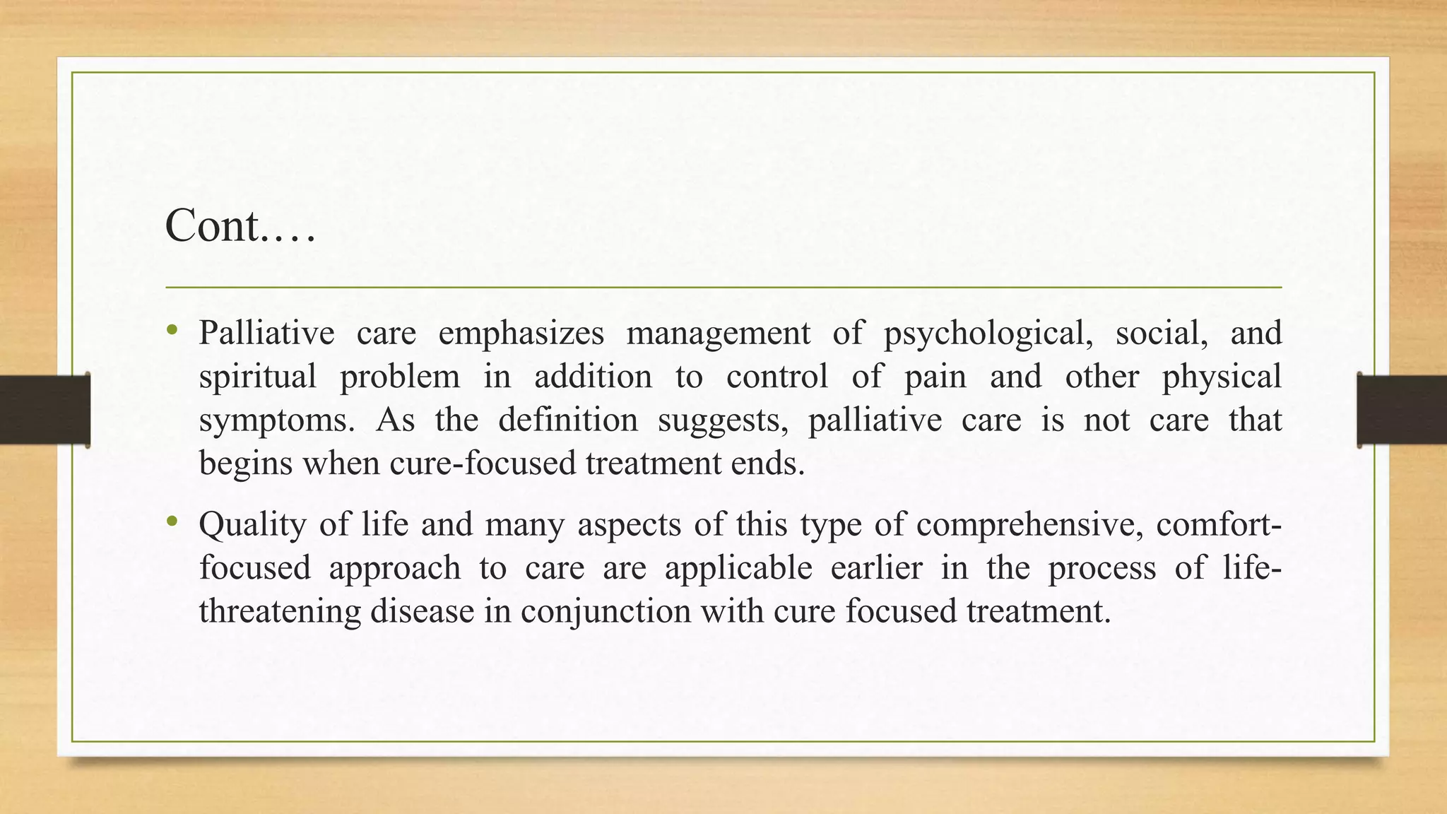 Care of terminally ill patient full chapter fundamental of nursing | PPTX