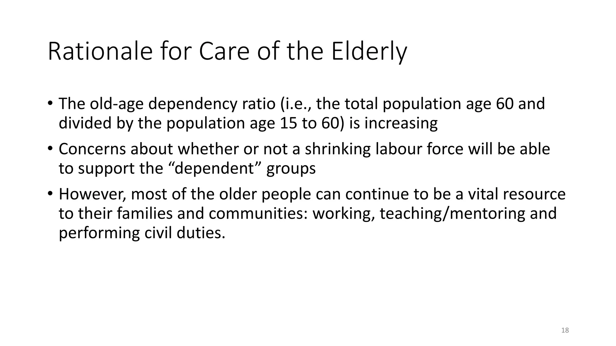 Care of the elderly | PPT