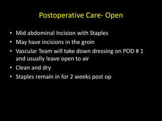 Care of the Post Operative Vascular Patient.ppt