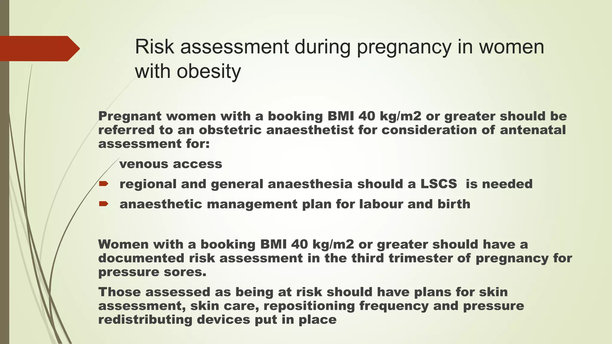 Care of women with obesity in pregnancy | PPTX