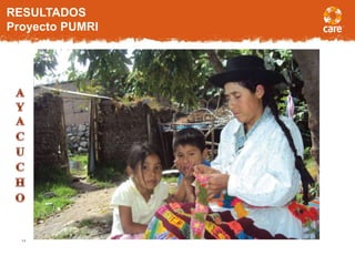 RESULTADOS
Proyecto PUMRI
14
 