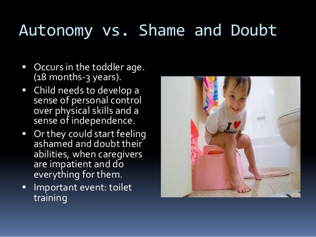 autonomy vs shame and doubt eriksons stages of development Autonomy vs shame & doubt initiative vs guilt initiative vs guilt was the third stage erikson derived in his theory of development. autonomy vs shame and doubt eriksons stages of development Autonomy vs shame & doubt initiative vs guilt initiative vs guilt was the third stage erikson derived in his theory of development.