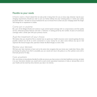 Religare Health Insurance Plan Care PDF