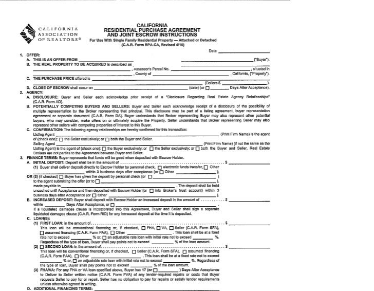 car home purchase contract car purchase contract