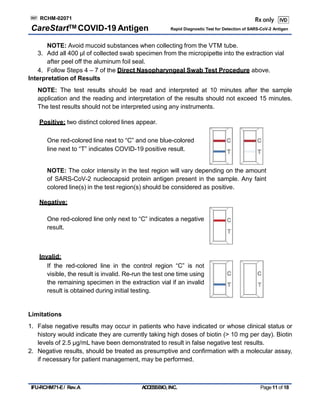 Care start access bio antigen test covid 19 biotechh commerce | PDF