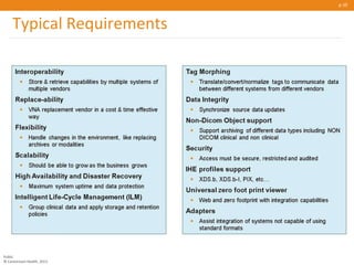 Typical Requirements
p.10
Public
© Carestream Health, 2013
 