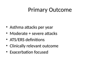 CARE Trial 2025: Advancing Mild Pediatric Asthma Treatment with ICS ...