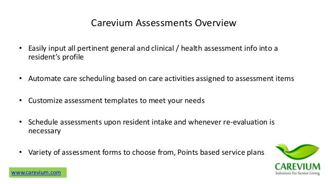 carevium adls and clinical assessments for assisted living facilities activity assessment form for assisted living