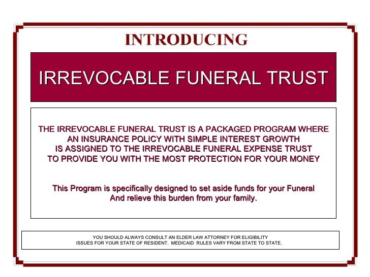 Funeral Trust Power Point of Carey Chandler