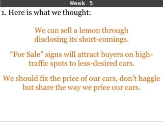 Carfree.co Customer development