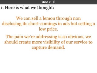 Carfree.co Customer development