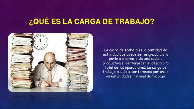 QUE ES LA CARGA DE TRABAJO Adolescencia ¿Los problemas? Sí