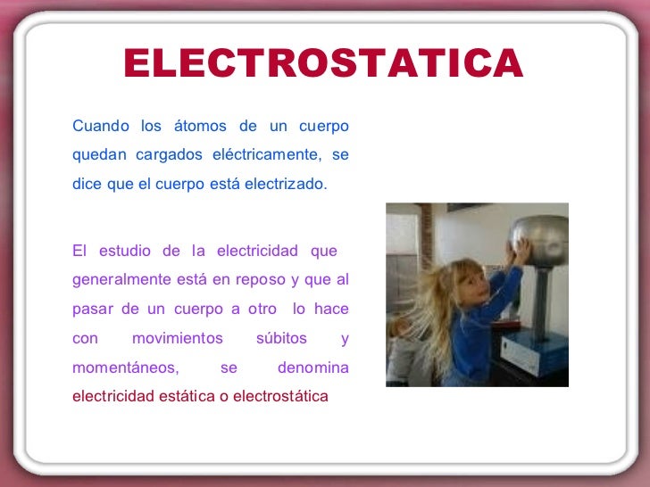 CARGAS ELECTRICAS EN REPOSO