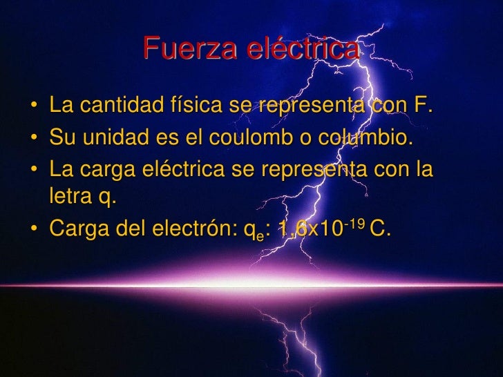 Cargas electricas
