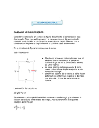 Carga y descarga eun