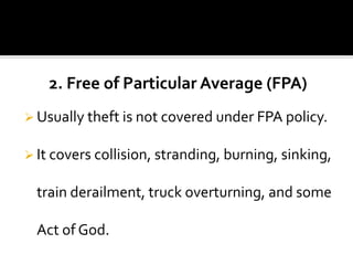 Cargo Insurance by Mohd. Shahnawaz | PPT