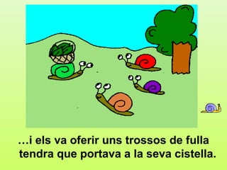 c.1




…i els va oferir uns trossos de fulla
tendra que portava a la seva cistella.
 
