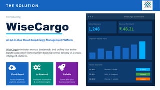 WiseCargo: Smart Cargo Management Software for Logistics Companies | PPTX