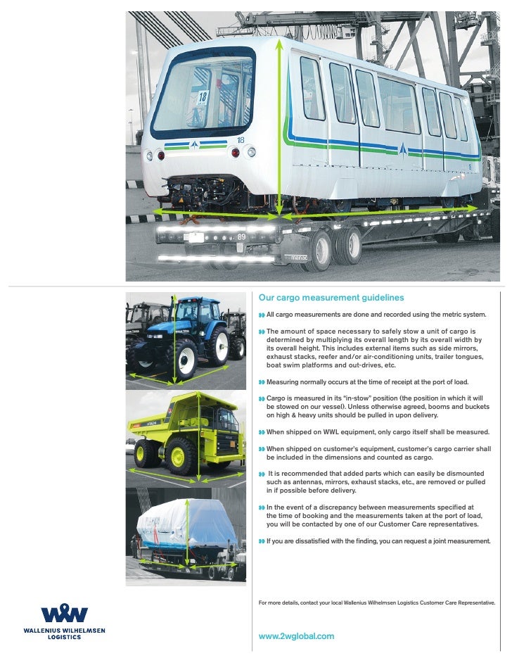 Cargo Measurement Handling Factsheet