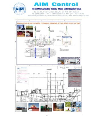The Viet-Nhan Agriculture - Industry - MarineControl InspectionGroup
45, Str. 03, Ward 04, District 03, Ho Chi Minh City, Vietnam
Tel. (848) 3832 - 7204 – (849) 03615612, Fax: (848) 3832 - 8393
aimcontrol@hotmail.com, ceo@aimcontrolgroup.com, www.aimcontrolgroup.com
117
117
 