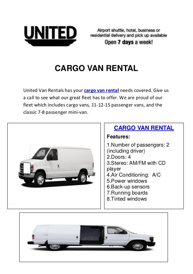 Cargo van rental