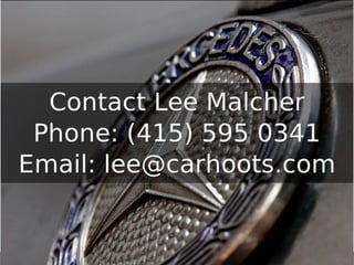 "In April 2014 we engaged in a very successful pilot campaign with the Carhoots team that saw
them exceed beyond expectation the results we set before the test. Subsequently, heads were turned
internally prompting leadership to invest in and launch the 'eBay social influencer network',
a project that now sees eBay working with over 100 influencers globally.
eBay is always striving to find ways to increase its awareness and bottom line across unique channels
and Pinterests massive potential has been validated by the Carhoots team who continue to
consistently deliver results to this day. Thanks to them we now have an advantage over competition
and are well placed to continue benefiting from Pinterests future growth."
Jerry Smith - Head of Social Influencer Network, eBay Inc.
carhoots.com | pinterest.com/carhoots | twitter.com/carhootsapp | Phone: 415.871.0834
 