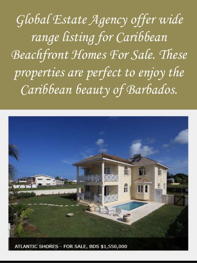 Caribbean Beachfront Homes For Sale