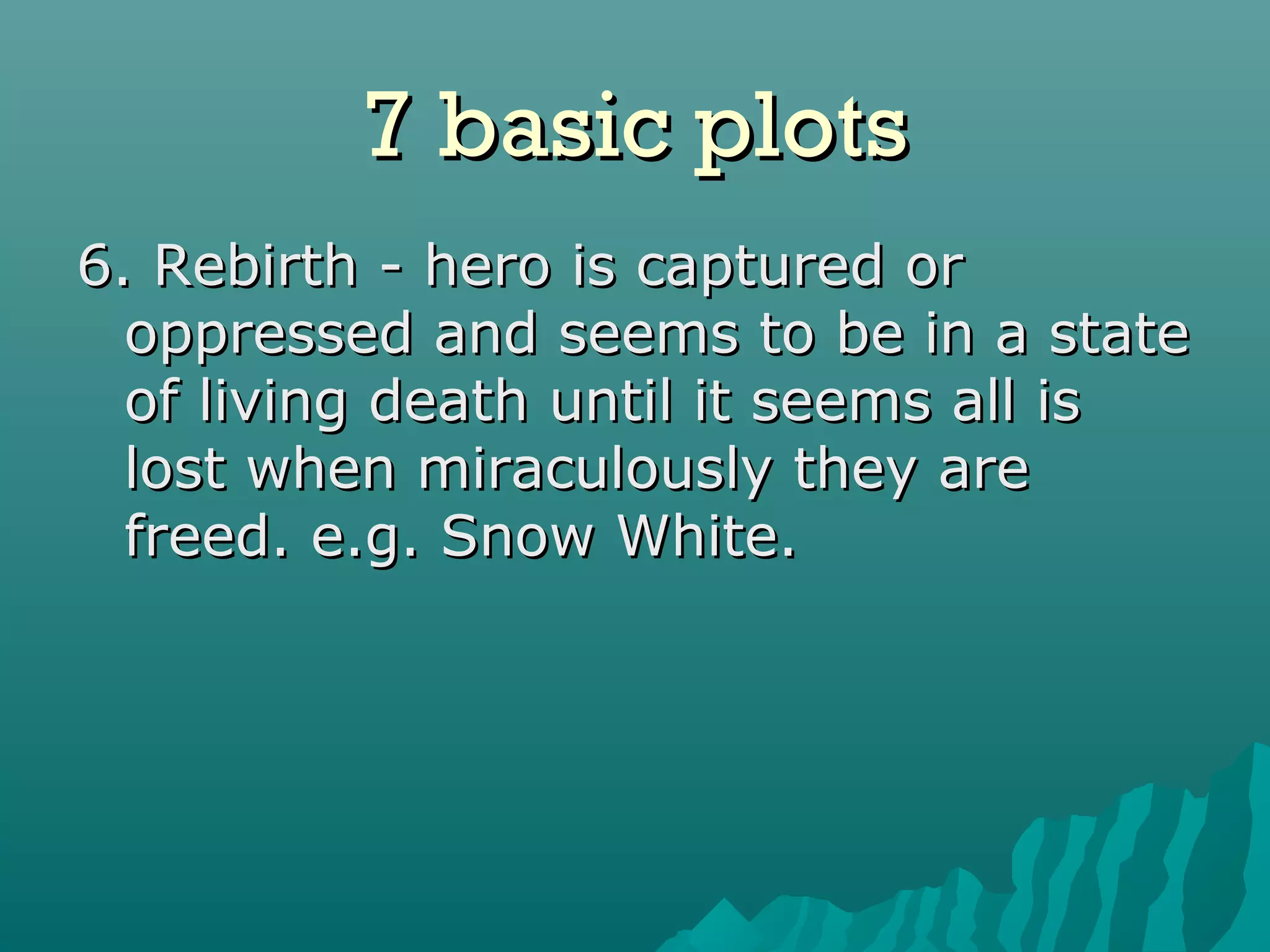 Caribbean media arts the 7 basic plots | PPT