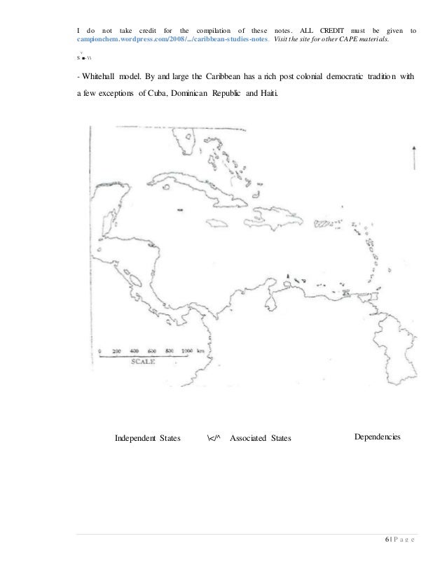 caribbean studies notes