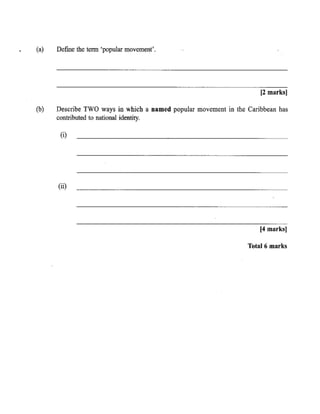 Caribbean Studies Pp1 2009