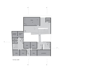 b                            a




                                          libary                   caféteria
                                                                                                                wc




    material        teachers
    storage         room




       wc                                                                                 wc

c      wc
                                                                                   c      wc

                                                                                                               class
                                  class      class

                                                                               c




            class         class               class   pre-school                          class        class




    first floor 1|200                                                                  second floor 1|200




                                      b                            a
 