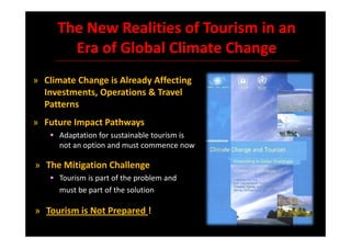 Climate Change and Tourism: Global Context | PDF