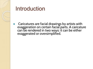Caricature Recognition and Generation | PDF