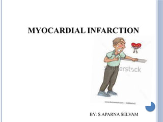 MYOCARDIAL INFARCTION
BY: S.APARNA SELVAM
 