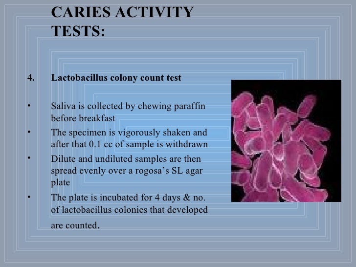 Caries Activity Tests