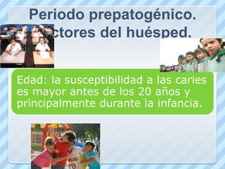 historia natural de las caries dental.