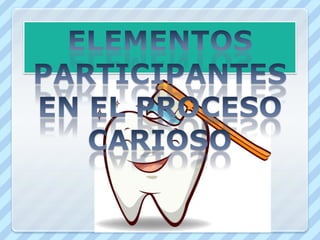 ELEMENTOS PARTICIPANTES EN EL PROCESO CARIOSO