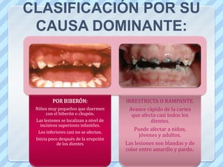 CLASIFICACIÓN POR EL GRADO DE EVOLUCIÓN: