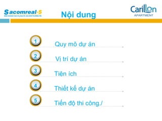 Nội dung


1
    Quy mô dự á
2
    Vị trí dự á
3
    Tiện ích
4
    Thiết kế dự á
5
    Tiến độ thi công./
 