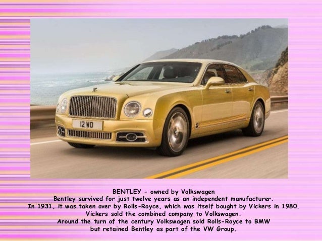 Bentley Owned By Vw - Bentley Otomotif