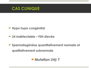 CAS CLINIQUE 