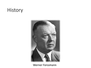 History
Werner Forssmann
 