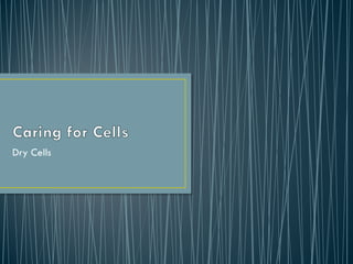 Dry Cells
 