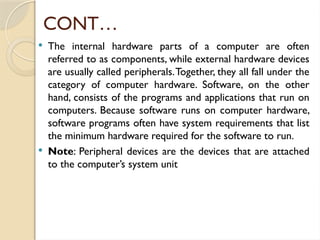 Comprehensive Guide to Computer Hardware and Network Maintenance | PPTX