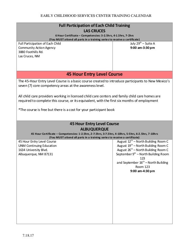 Carino Early Childhood Ttap Newsletter