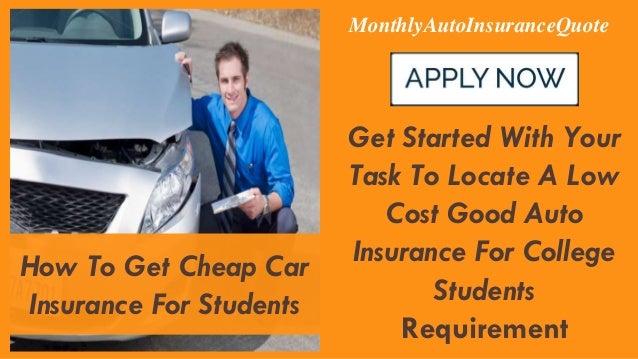 Car Insurance Quotes For College Students